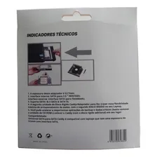 Adaptador Caddy Notebook Hd Ou Ssd 2.5 Sata 12.7mm - Lotus Foto mini  3