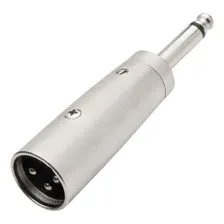 Adaptador Cannon Macho X P10 Mono C/ Corpo Metálico Foto  mini 1