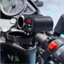 Adaptador Carregador Veicular Moto Gps Tomada Usb Acendedor Foto mini 4
