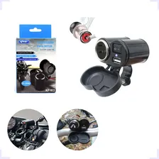 Adaptador Carregador Veicular Moto Gps Tomada Usb Acendedor Foto mini 1