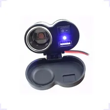 Adaptador Carregador Veicular Moto Gps Tomada Usb Acendedor Foto mini 2