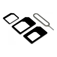 Adaptador Chip Nano Micro Sim Kit 4 Em 1 Foto mini 1