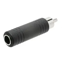 Adaptador Conector Plug Rca Macho Para P10 Femea Foto mini 1