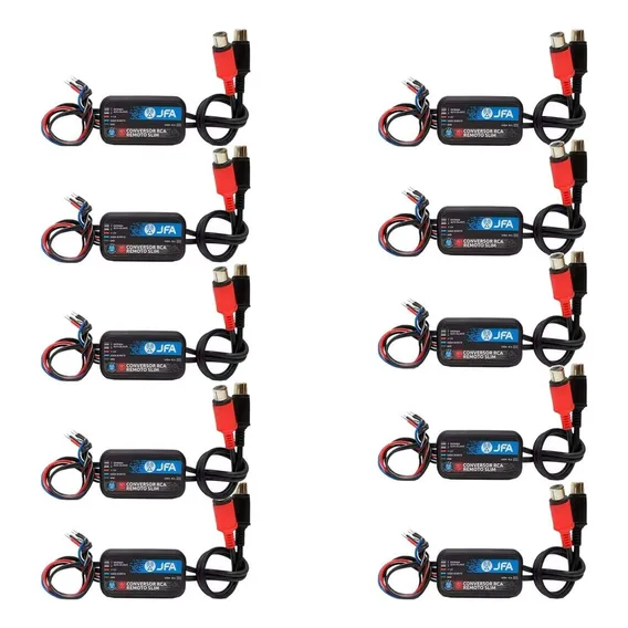 Adaptador Conversor De Fio Para Rca Jfa Slim Remoto 10 Unid Foto 1