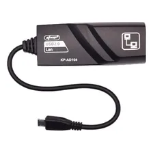 Adaptador Conversor Micro Usb X Rede Rj45 10/100mbps Knup Foto mini  2