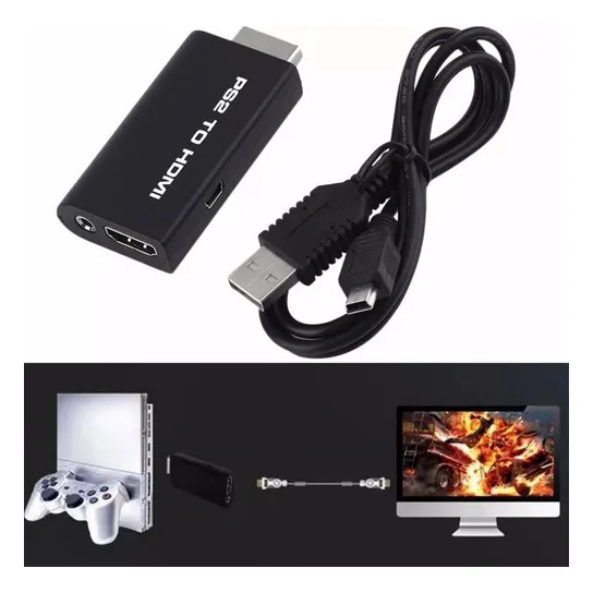 Adaptador Conversor Ps2 Para Hdmi Ps2 To Hdmi Foto 1