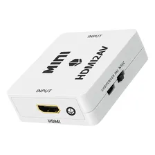 Adaptador Converte Entrada Hdmi Em Saida Av Rca Tv De Tubo Foto mini 3