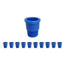 Adaptador Curto Dn25x3/4 Soid/rosca Irrig Amanco 10 Unidades Cor Azul Foto mini 2