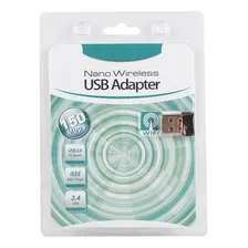 Adaptador de antena USB Nano WiFi 100m 150Mbps 802.11b/g/n Foto  mini 1