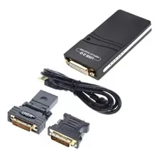 Adaptador De Vídeo Multi Display Uga Usb 2.0 X Vga Dvi Hdmi Foto mini  3