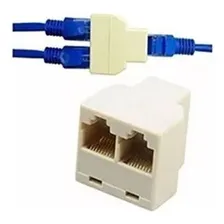 Adaptador Divisor Rj45 Rede 1 Entrada 2 Saídas Computadores Foto mini  2