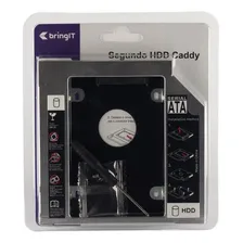 Adaptador Dvd P/ Hd Ou Ssd Sata Notebook Drive Caddy 12,7mm Foto mini  3