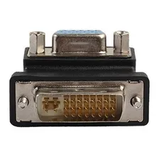 Adaptador Dvi-i 24+5 X Vga 90º Graus Tipo L Monitor Projetor Foto  mini 1