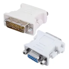 Adaptador Dvi-i 24+5 Pinos Macho P/ Vga 15 Pinos Femea Foto mini 1
