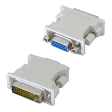Adaptador Dvi-i Macho 24+5 Pinos P/vga 15 Pinos Femea Foto  mini 1