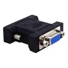 Adaptador Dvi Macho X Vga Db15 Fêmea Tblack Preto Foto mini 1