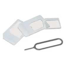 Adaptador E Saca Chip P/ iPhone Sim Card, Chip Nano, Micro Foto mini 1