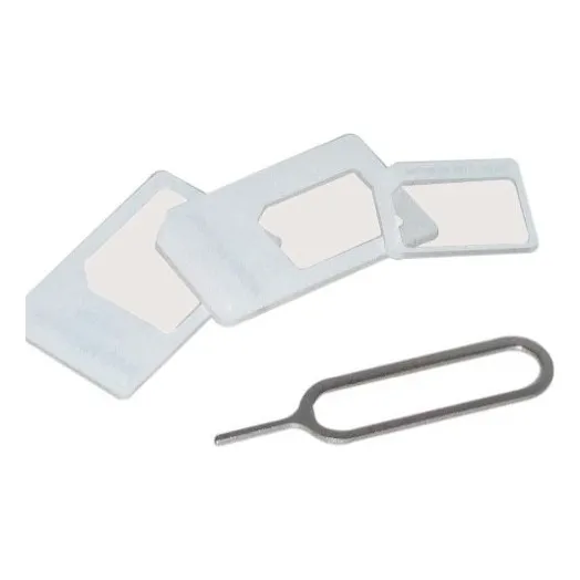 Adaptador E Saca Chip P/ iPhone Sim Card, Chip Nano, Micro Foto 1