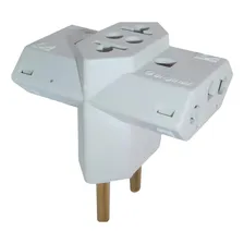 Adaptador Elétrico T Tomada Benjamin Pino T 10a Foto mini 3