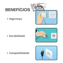 Adaptador Elétrico Tomada Bob Esponja Kit 200 Peças Quadrado 110v/220v Foto mini 4
