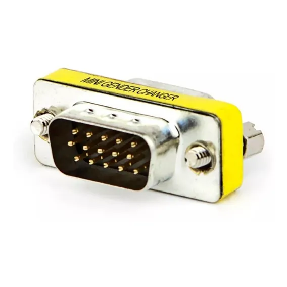 Adaptador Emenda Db15 Pinos Vga Macho X Macho Fca-09 Foto 1