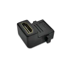 Adaptador Emenda Hdmi Fêmea X Fêmea L 90º Graus Plug Painel Foto mini 2