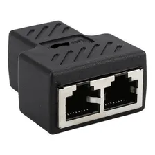 Adaptador Extensor Emenda Duplicador Para Cabo De Rede Rj45 Foto mini  2