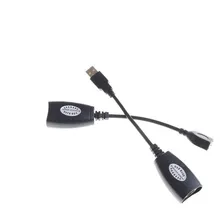 Adaptador Extensor Rj45 Usb Ate 50 Metros Cor Preto Foto mini  2