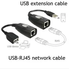 Adaptador Extensor Rj45 Usb Ate 50 Metros Cor Preto Foto mini  3