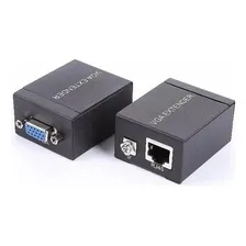Adaptador Extensor Vga P/ Lan Cat5 Cat6 Rj45 Rede 60m 1080p Foto mini  2