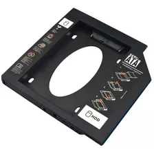 Adaptador Hdd Ssd Notebook 12.7mm Cd Dvd Multilaser - Ga173 Cor Preto Foto mini 1