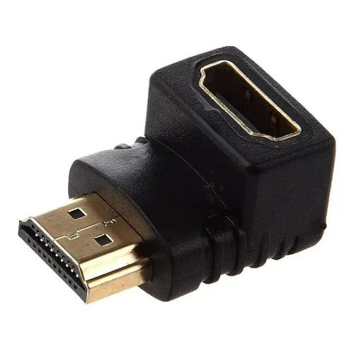 Adaptador Hdmi 90 Graus Em L Macho X Fêmea 1.4 P/ Tv Parede Foto 1