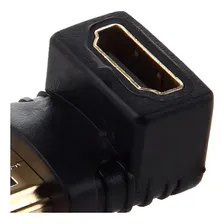 Adaptador Hdmi 90 Graus Em L Macho X Fêmea 1.4 P/ Tv Parede Foto mini 3