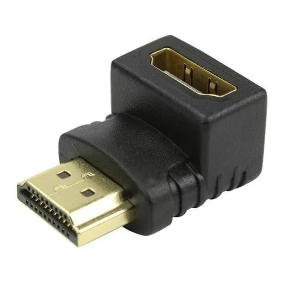 Adaptador Hdmi 90 Graus Em L Macho X Fêmea Tv Parede Foto 1