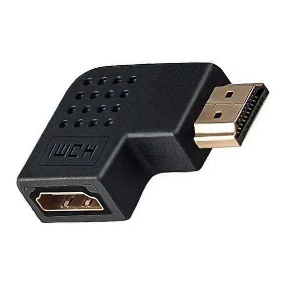 Adaptador Hdmi 90 Graus Esquerda Macho Fêmea - Tv Full Hd 4k Foto 1