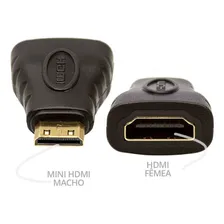Adaptador Hdmi FĂȘmea Para Mini Hdmi Macho Foto mini 3