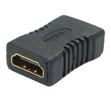 Adaptador Hdmi Femea X Femea Emenda Extensor Conector D Cabo Foto mini 1