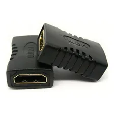 Adaptador Hdmi Femea X Femea Emenda Extensor Conector D Cabo Foto mini 2