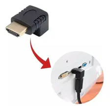 Adaptador Hdmi Macho X Hdmi Fêmea 90 Foto mini  3