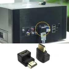 Adaptador Hdmi Macho X Hdmi Fêmea 90 Foto mini 4