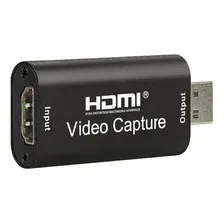 Adaptador Hdmi P/ Usb 2.0 Placa Captura Vídeo Áudio 1080p Foto mini 1