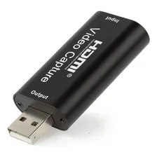 Adaptador Hdmi P/ Usb 2.0 Placa Captura Vídeo Áudio 1080p Foto mini 2