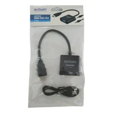 Adaptador Hdmi Para Vga Saída Áudio P2 Foto mini 3