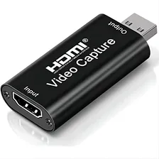 Adaptador Hdmi Usb 2.0 Placa Captura Vídeo Áudio 1080p Foto mini 4
