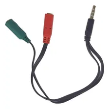 Adaptador Headphone Splitter Fone Microfone P2 3,5mm Aud-01 Foto mini 1