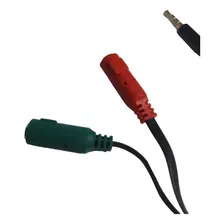 Adaptador Headphone Splitter Fone Microfone P2 3,5mm Aud-01 Foto mini 2