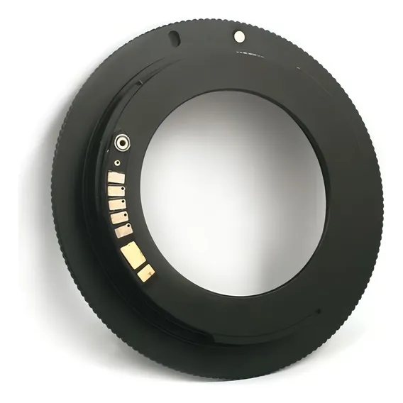Adaptador Lentes M42 P Canon Eos Com Chip De Confirmação Af Foto 1
