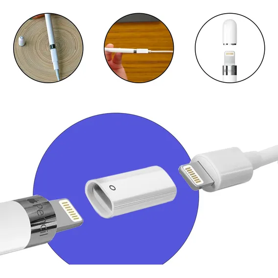 Adaptador Lighting Compativel Para Apple Pencil Foto 1