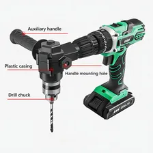 Adaptador Mandril Ângulo 90 Graus Para Furadeiras Universal Foto mini 4