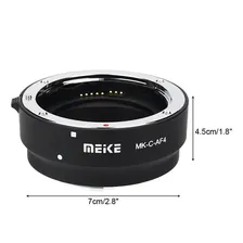 Adaptador Meike Para Lentes Canon Ef-eos P Ef Eos M M50 M200 Foto mini 1